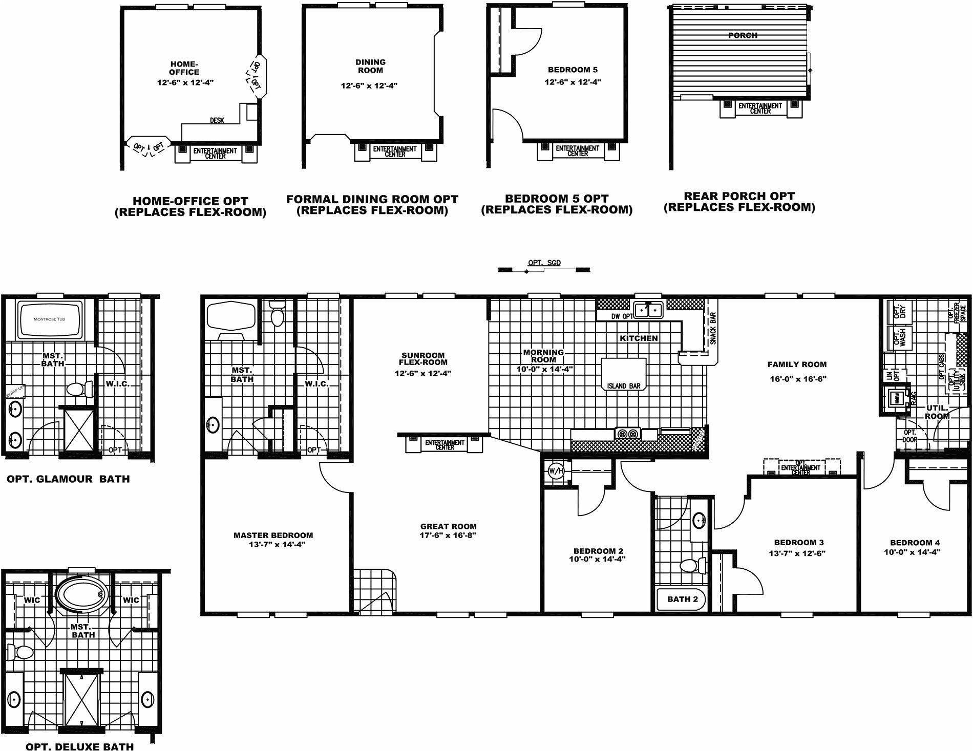 1997 fleetwood mobile home floor plan beautiful 5 bedroom mobile home floor plans modular homes with basement floor