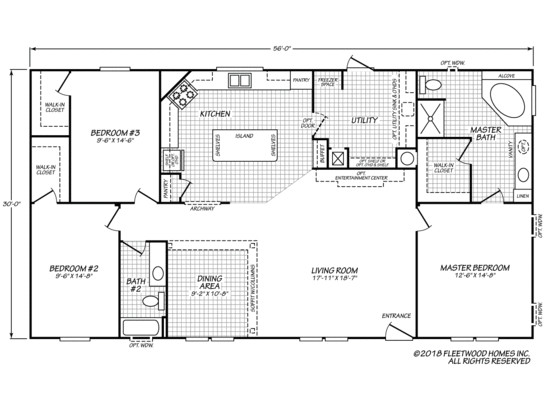 fleetwood mobile homes floor plans 1997