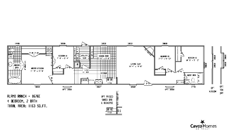 1998 fleetwood mobile home floor plans