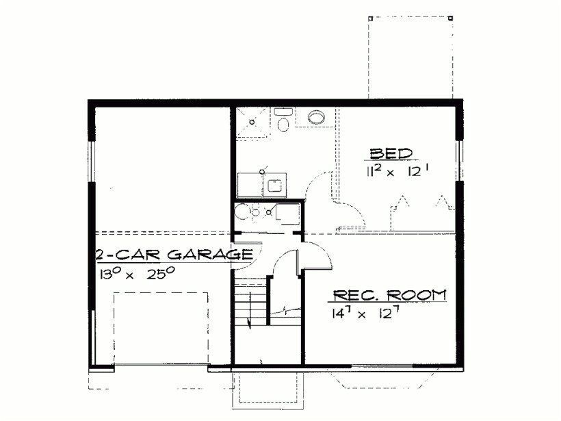2 bedroom house plans with basement