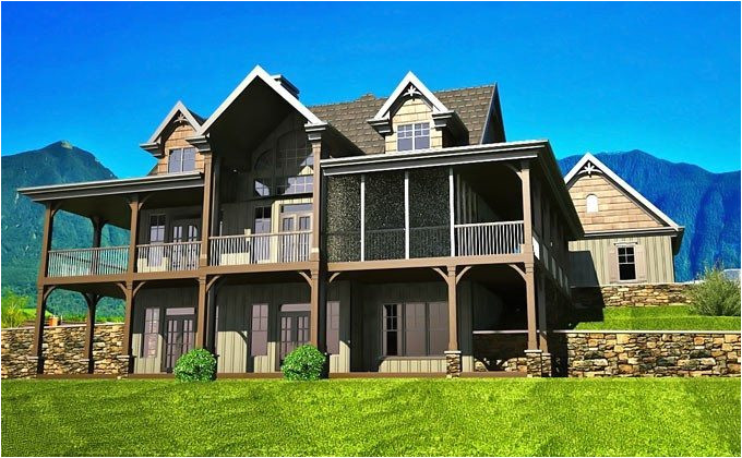 2 story house plans with walkout basement fresh open floor plan with wrap around porch