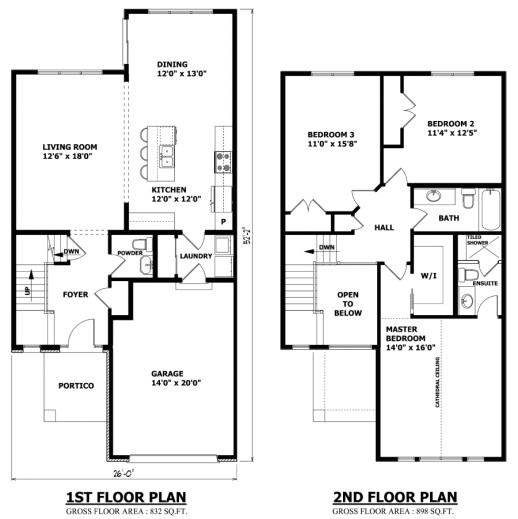 inspiring high quality simple 2 story house plans 3 two story house floor 3 bedroom floor house plan with all dimensions picture