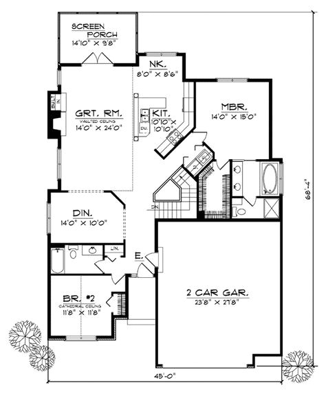 25 wide house plans