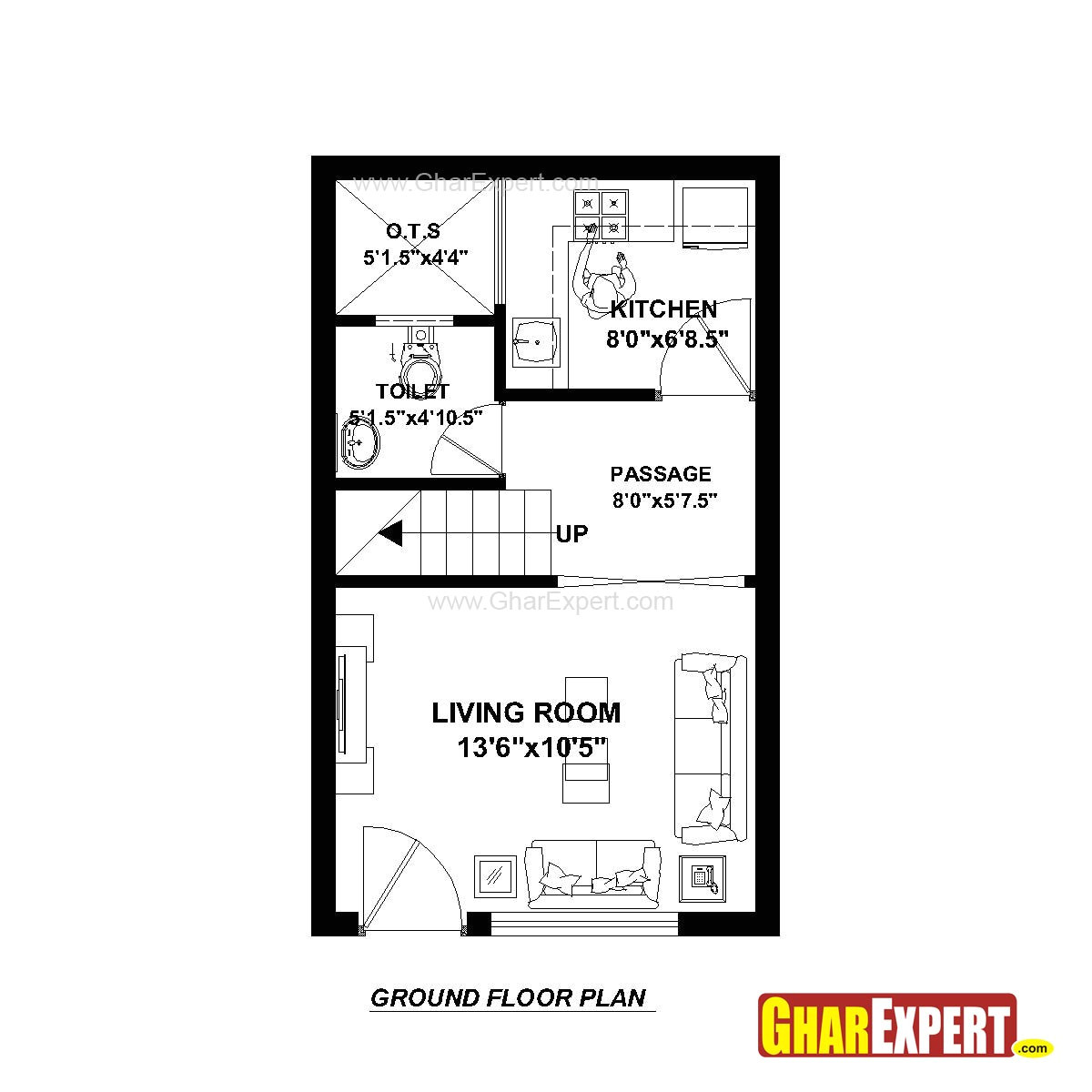 house plan for 15 feet by 25 plot size 42 square yards throughout foot wide plans