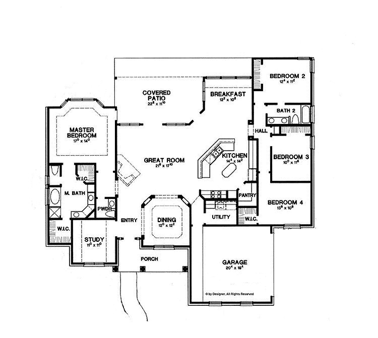 2500 sq foot ranch house plans