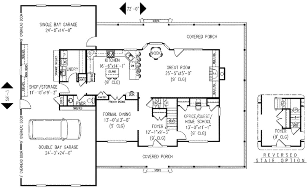 2600 Square Foot Ranch House Plans