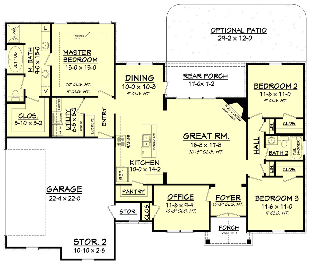 2800 sq ft house plans single floor