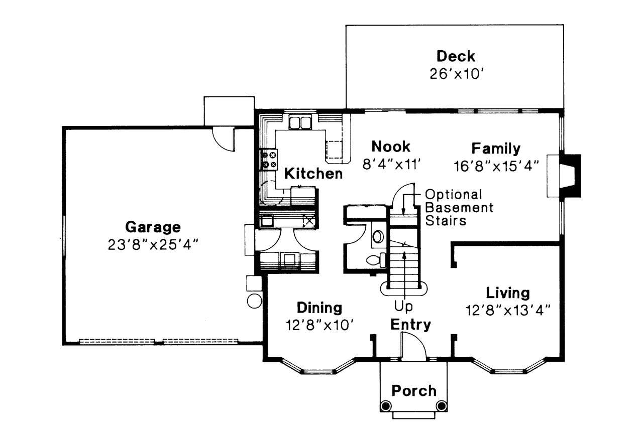 28x40 Colonial House Plans Plougonver