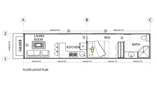 40 Foot Container Home Plans