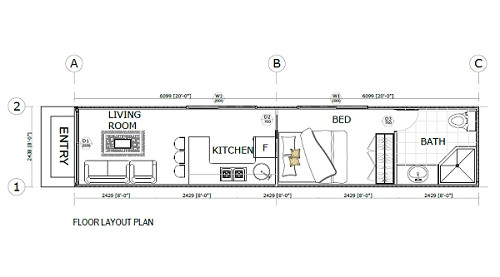 40 Foot Shipping Container Home Floor Plans - Tabitomo