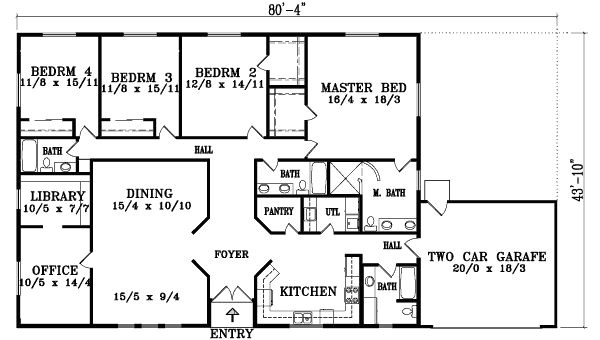 ranch style house plans 5 bedroom house design ideas regarding 5 bed house plans