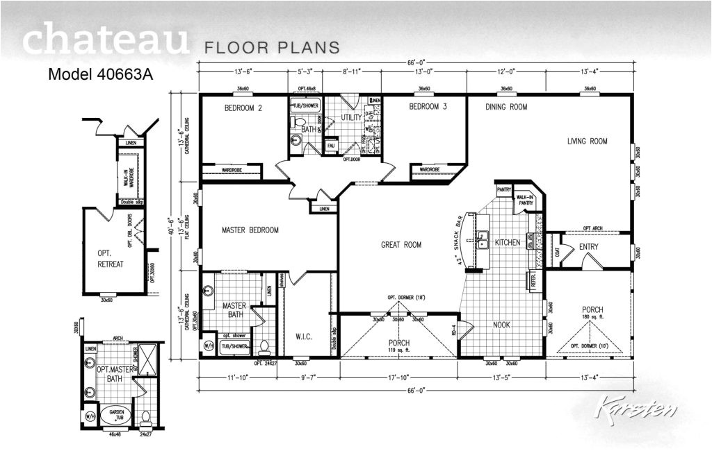 manufactured homes 5 bedroom floor plans