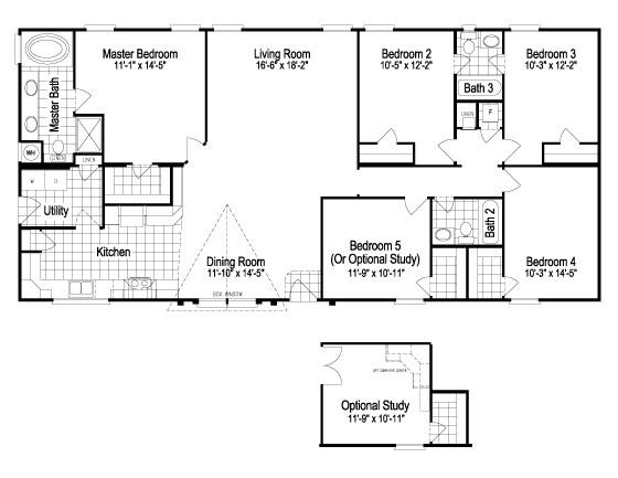 bedroom floor plans mobile home gimmie tlt modular 17542 2