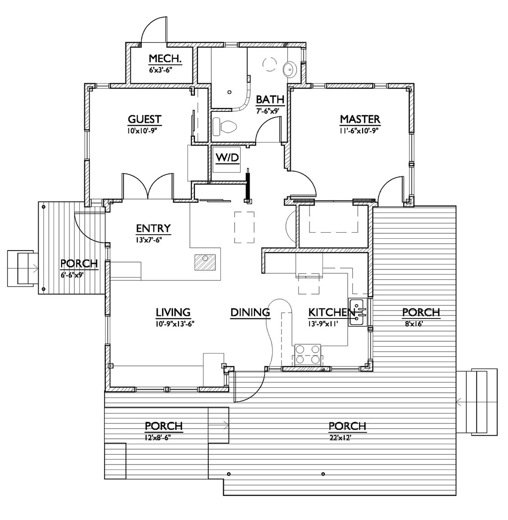 800 square feet 2 bedroom 1 bathroom 0 garage modern 37865
