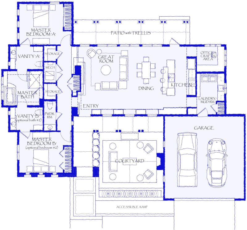 house plans for aging in place