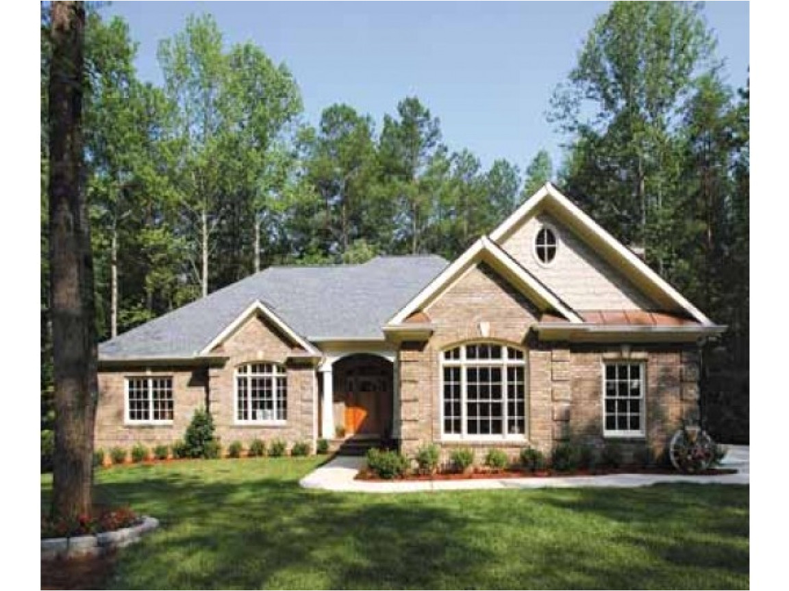 all brick homes house plans