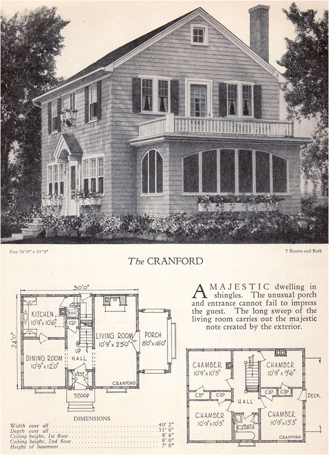 small colonial revival house plans