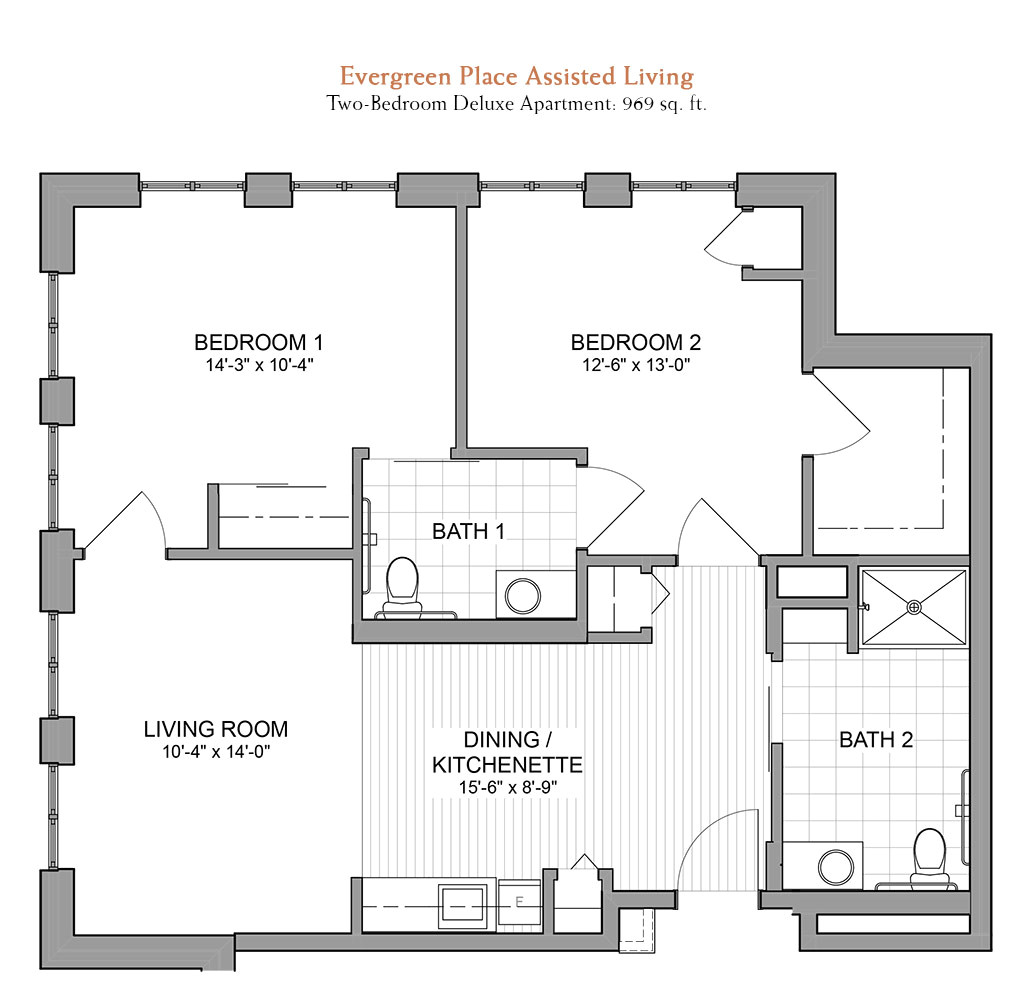 assisted Living Home Floor Plan