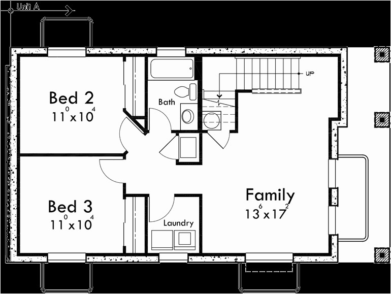 Back To Back Duplex House Plans Plougonver