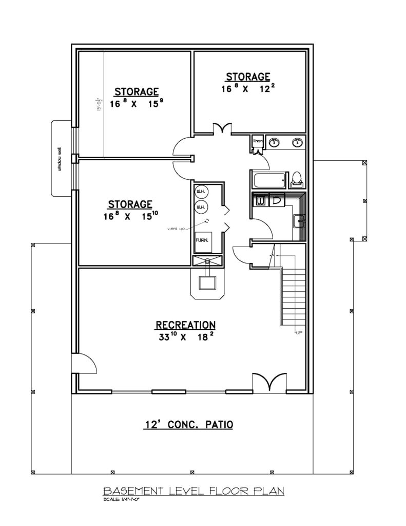 walkout basement floor plans