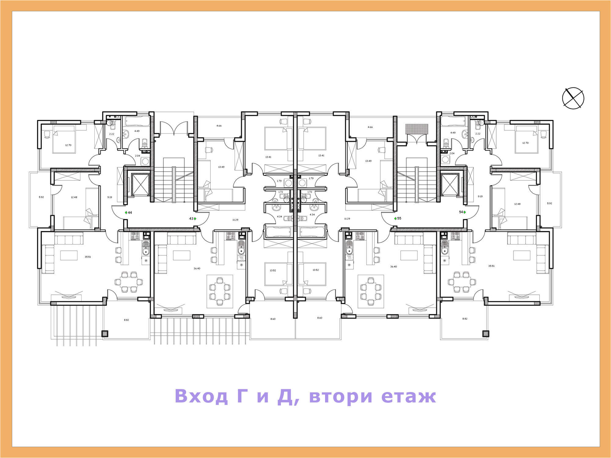 apartment block floor plans