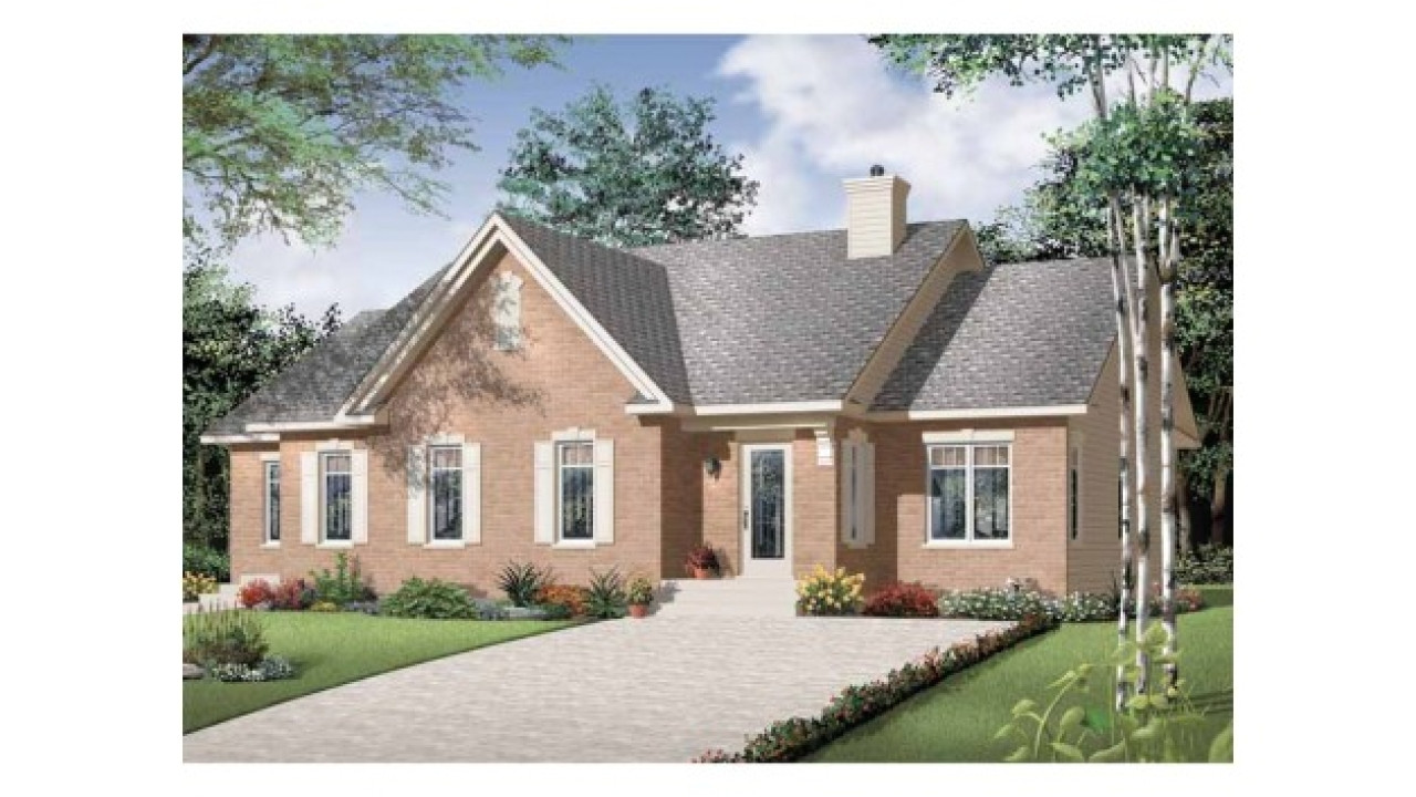 bbab968937698b9f beautiful brick duplex hwbdo67663 bungalow multi family house plan