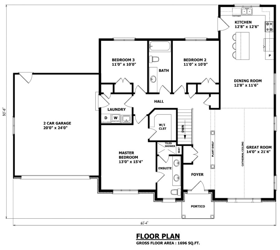 the thunder bay bungalow house plan