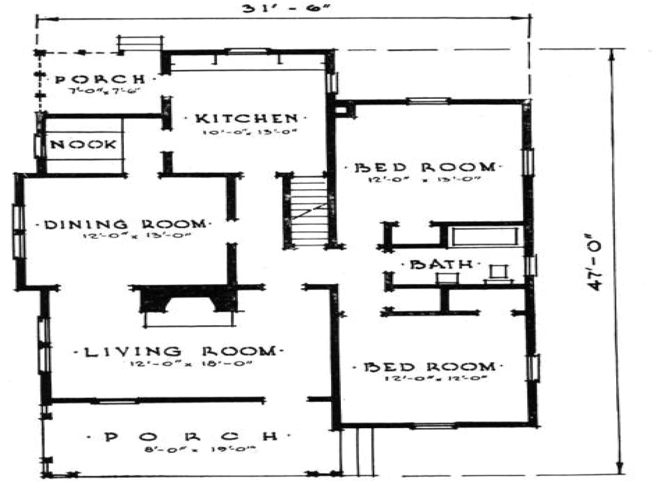 Cement Block House Plans Small Home Plan House Design Small Concrete 