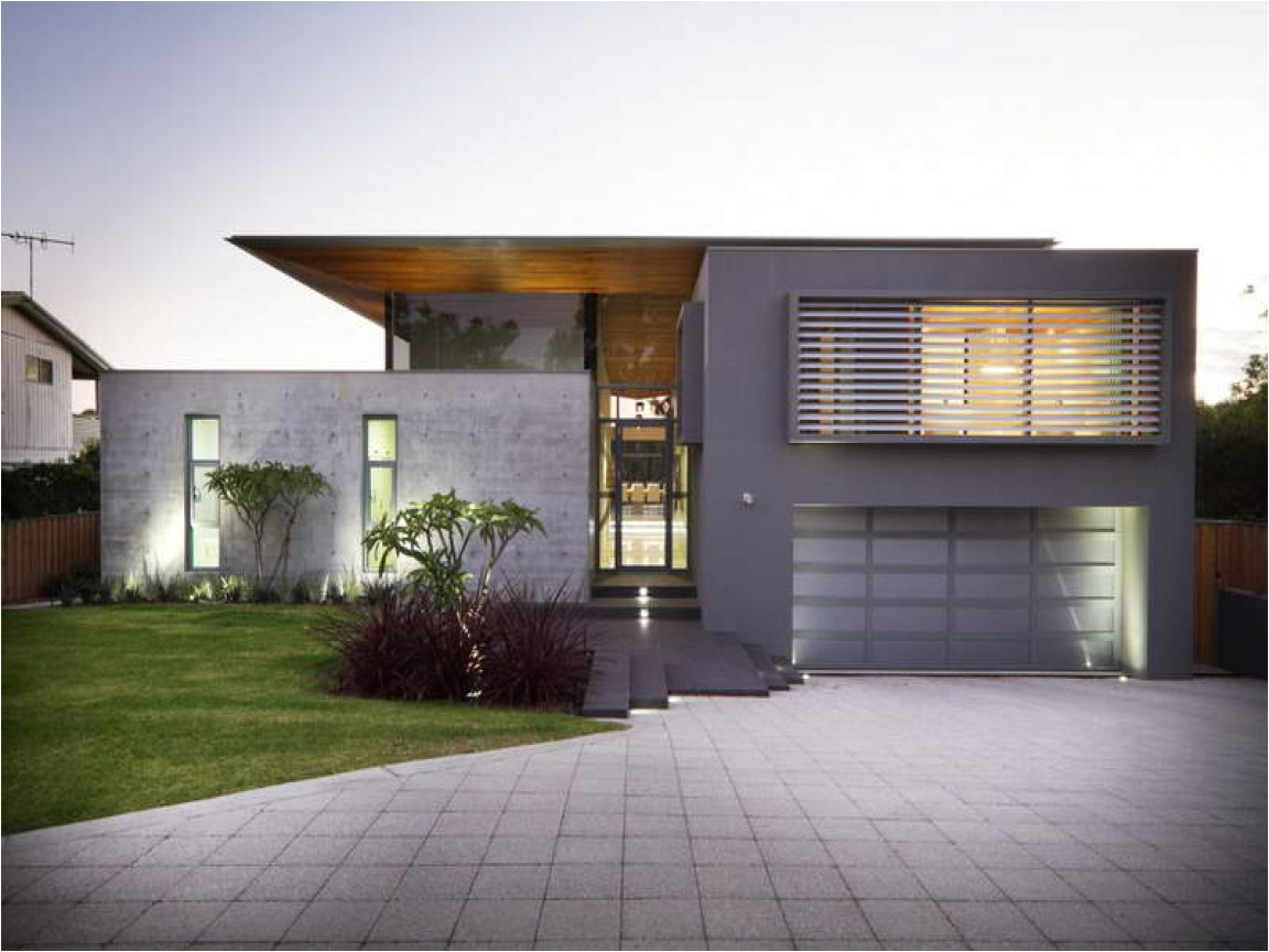 spectacular modern concrete block house plans