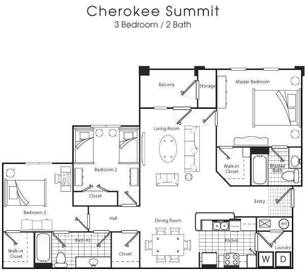 Cherokee Nation Housing Floor Plans 2 Bedroom