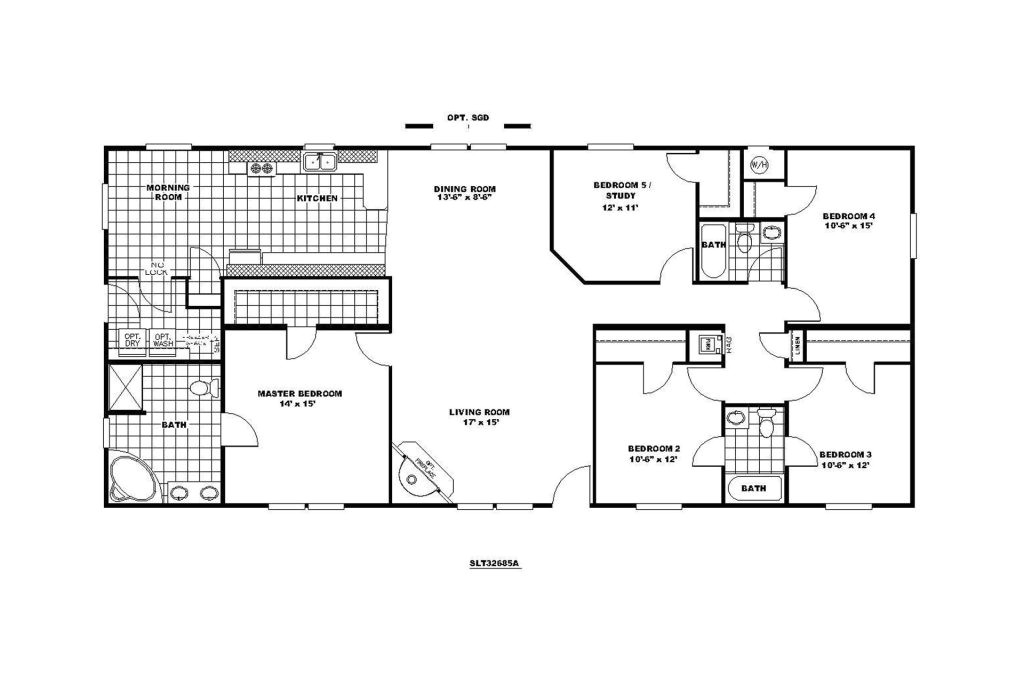 manufactured home floor plan clayton sedona limited 221675 2