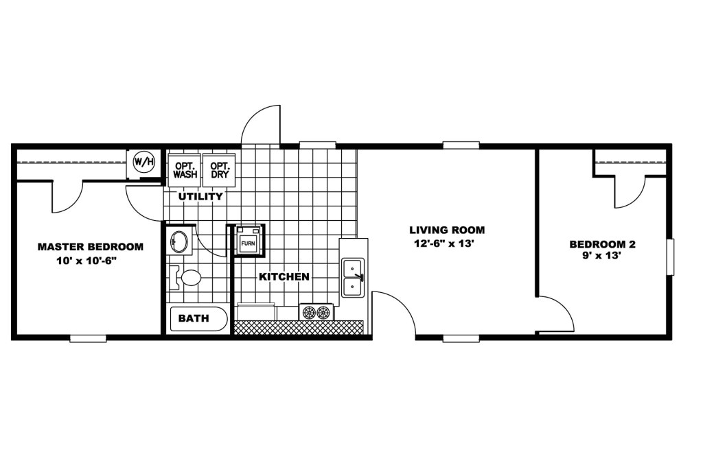 manufactured home floor plan clayton vision vis 105684