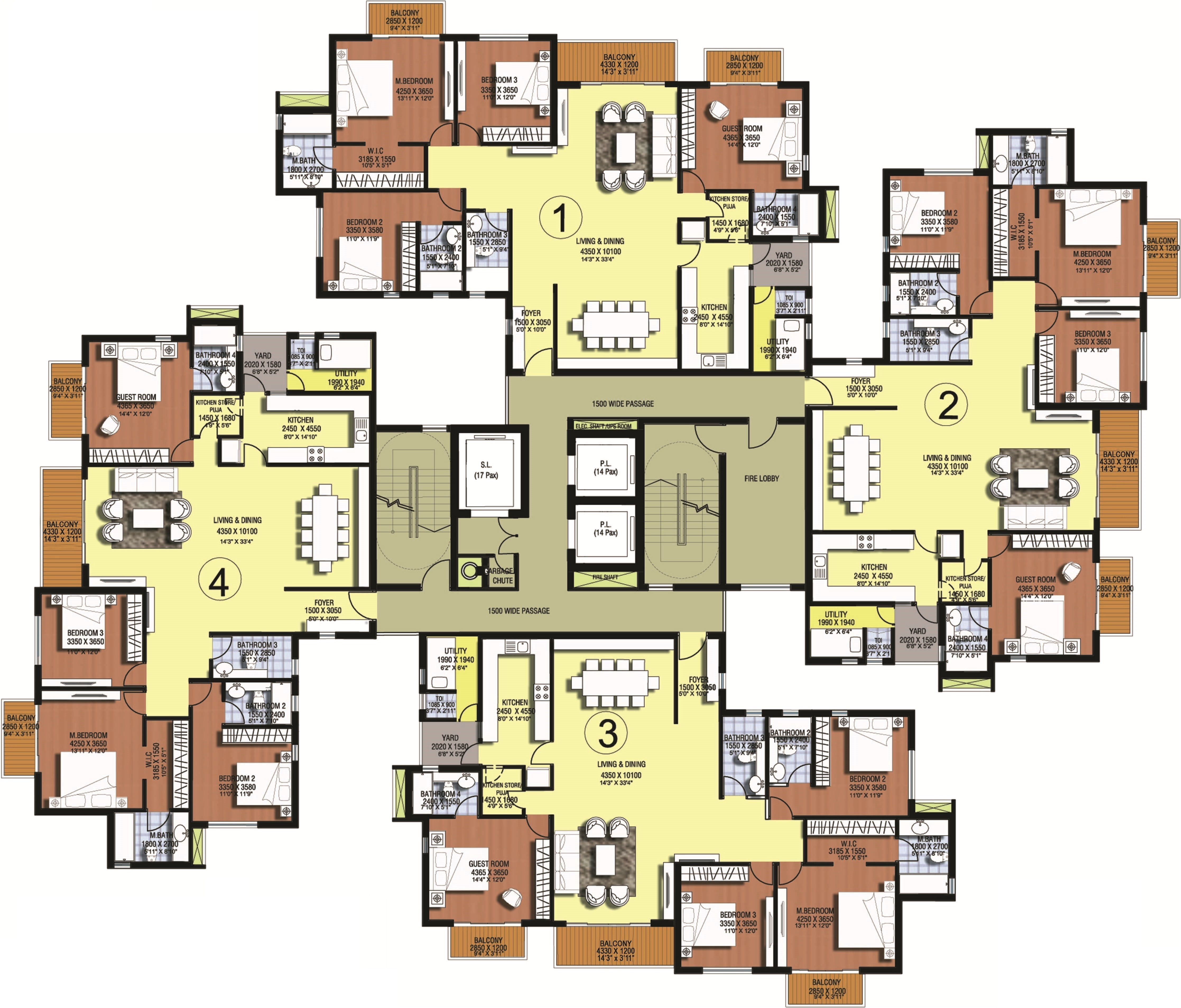 Cluster Home Floor Plans