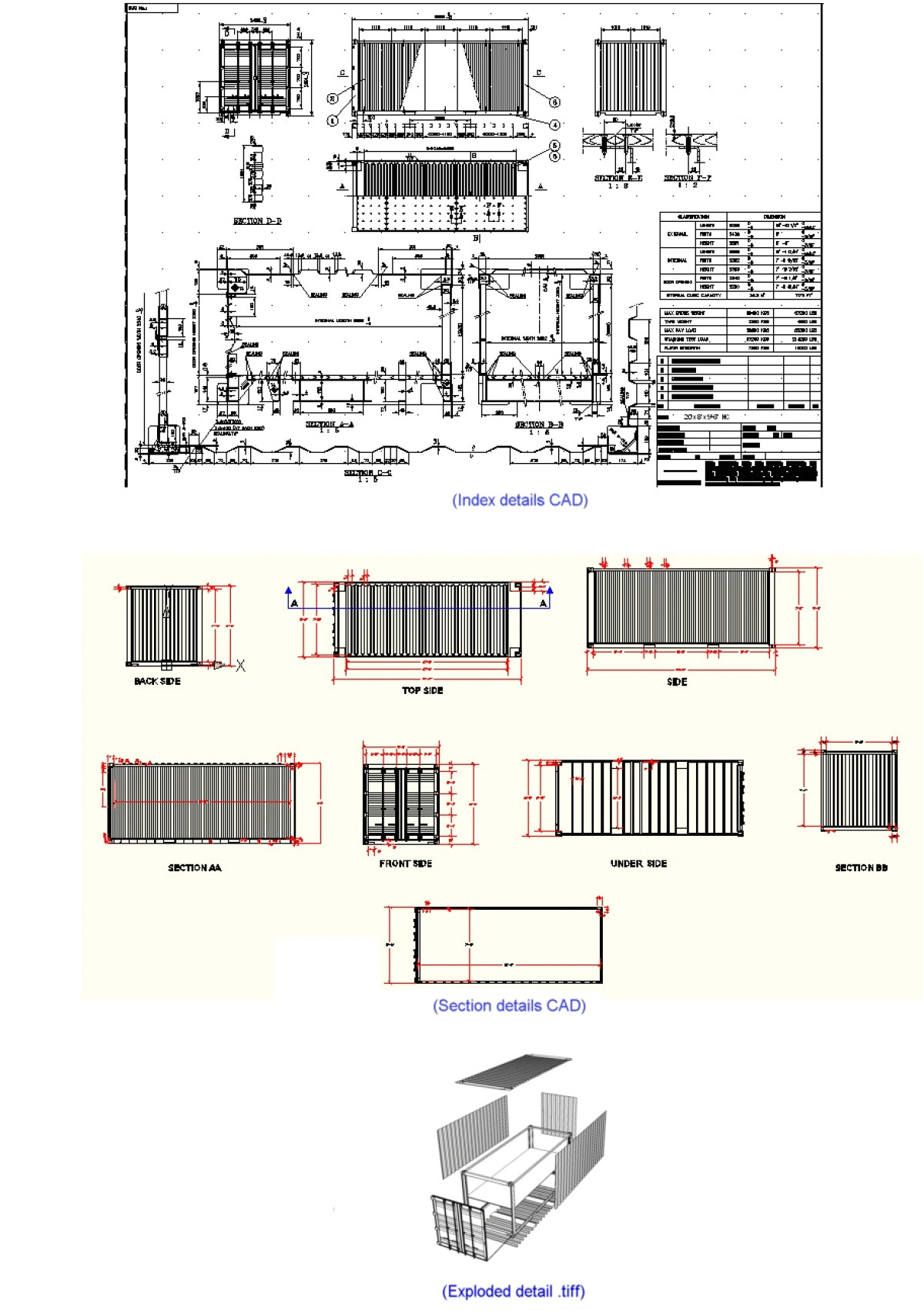 shipping container architecture plans