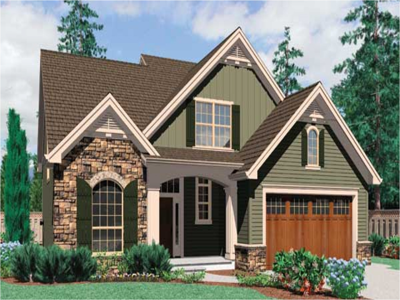 cottage style home designs w