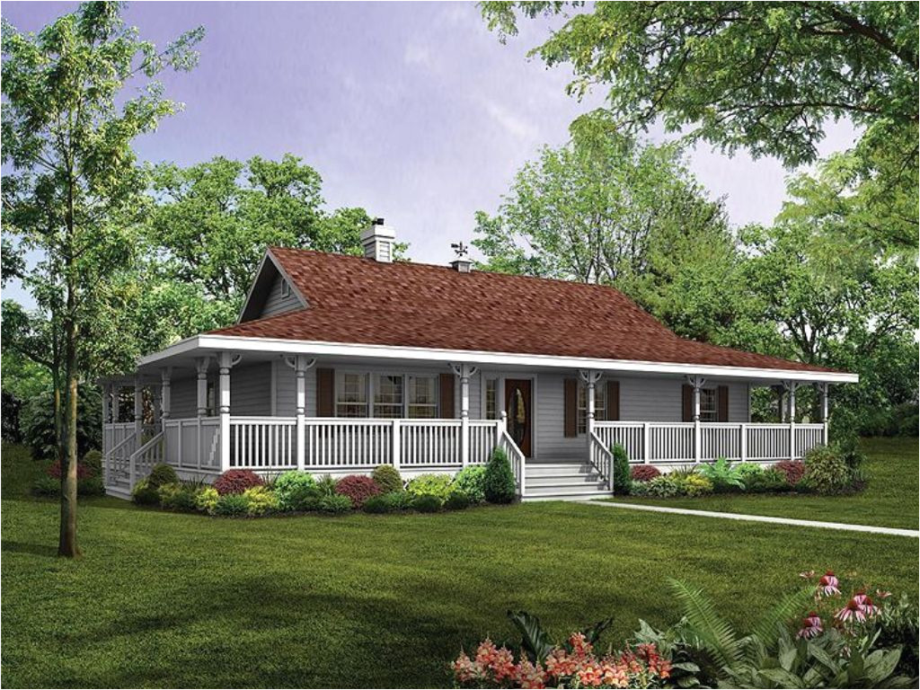 choosing country house plans wrap around porch