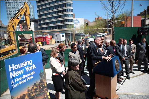 war over de blasio affordable housing plan launches in council