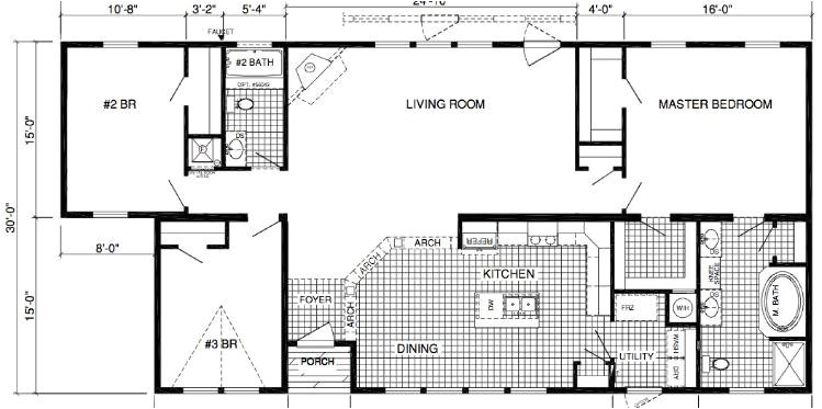 deer valley mobile home floor plans