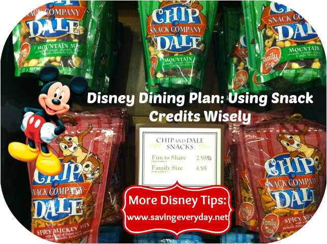 disney update using snack credits wisely