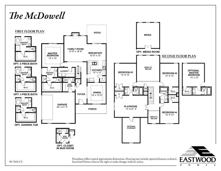 eastwood homes floor plans