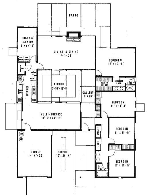 eichler style home plans