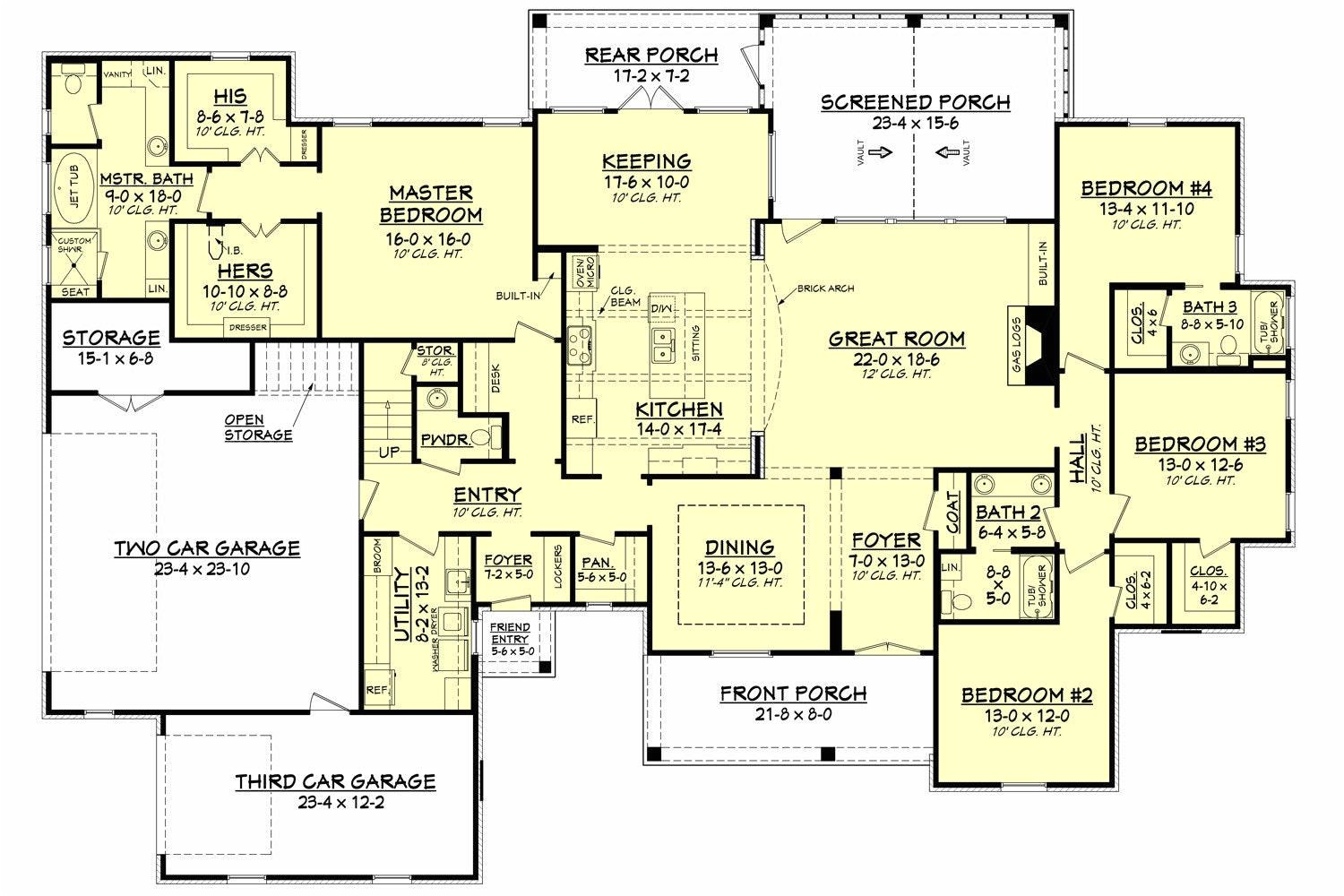 8 bedroom house floor plans