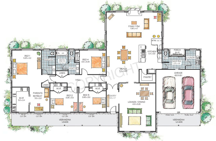 duggar family home floor plan