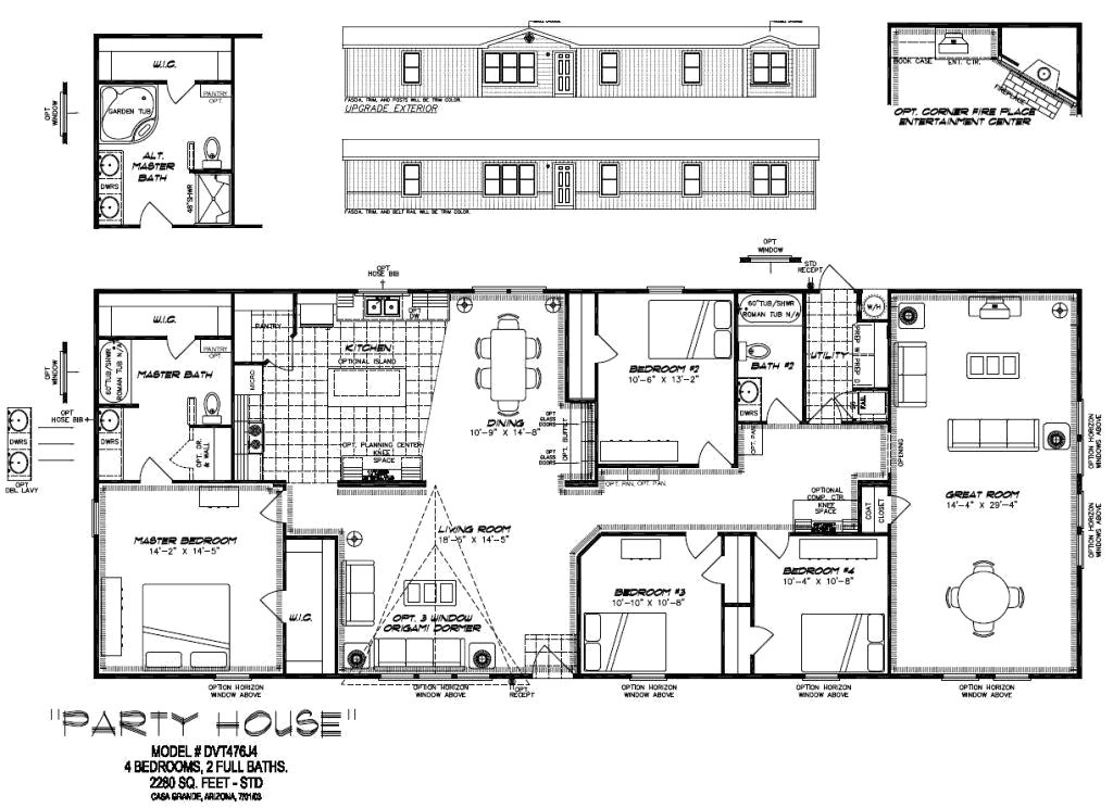 large family house floor plans