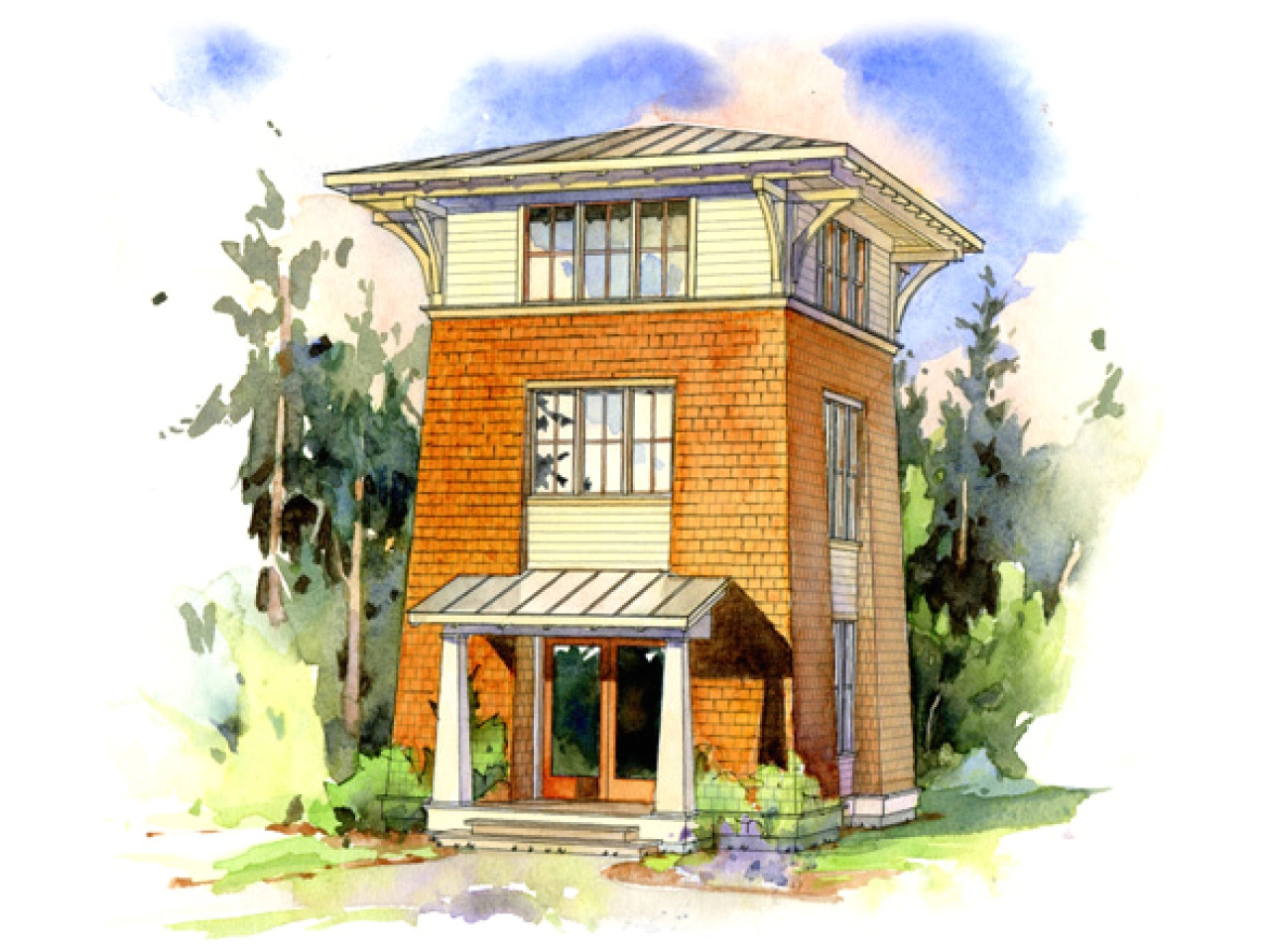 fire tower house plans