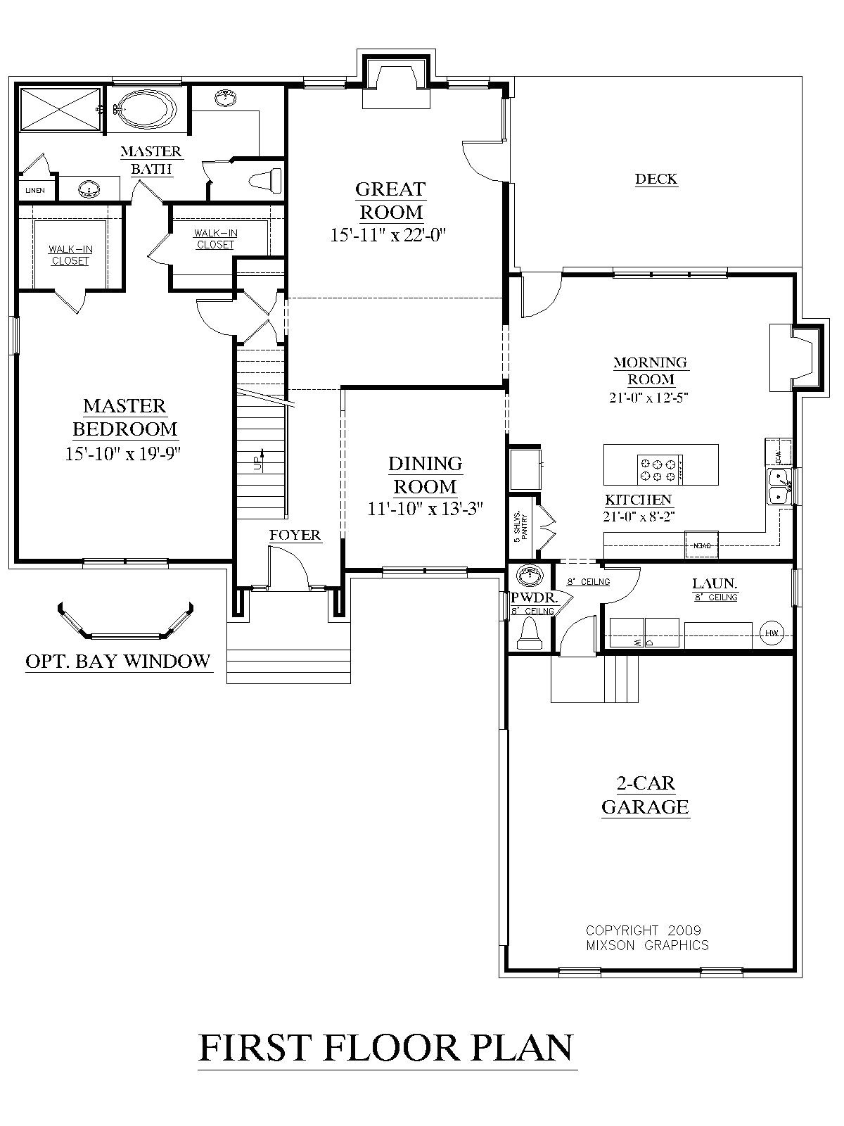 house plans 1st floor master bedroom