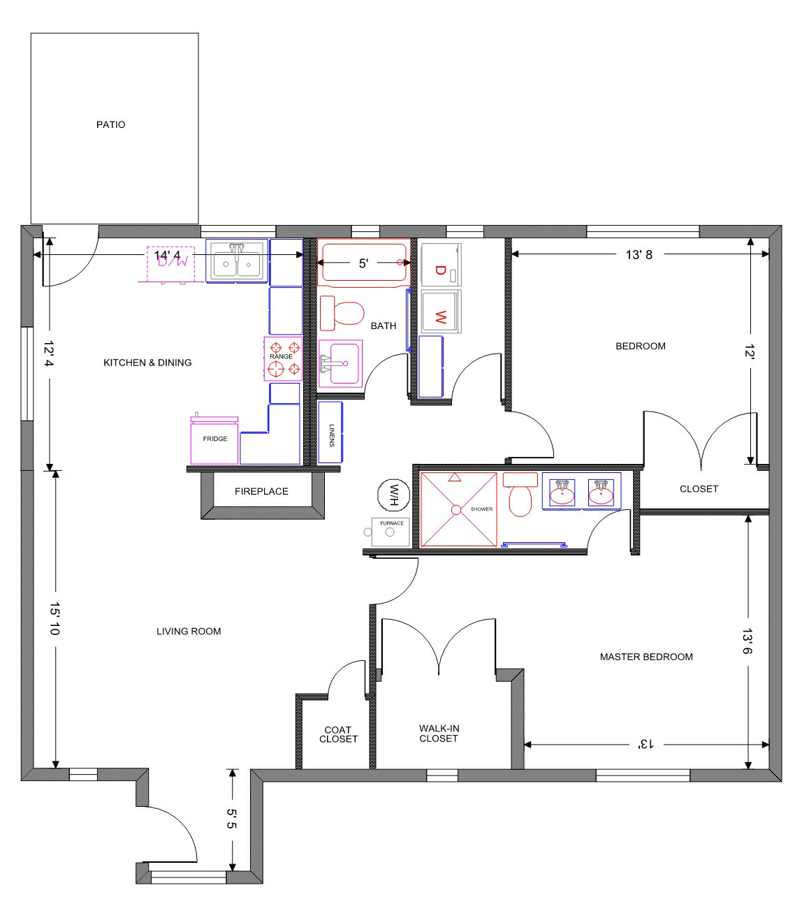 sample floor plan for house