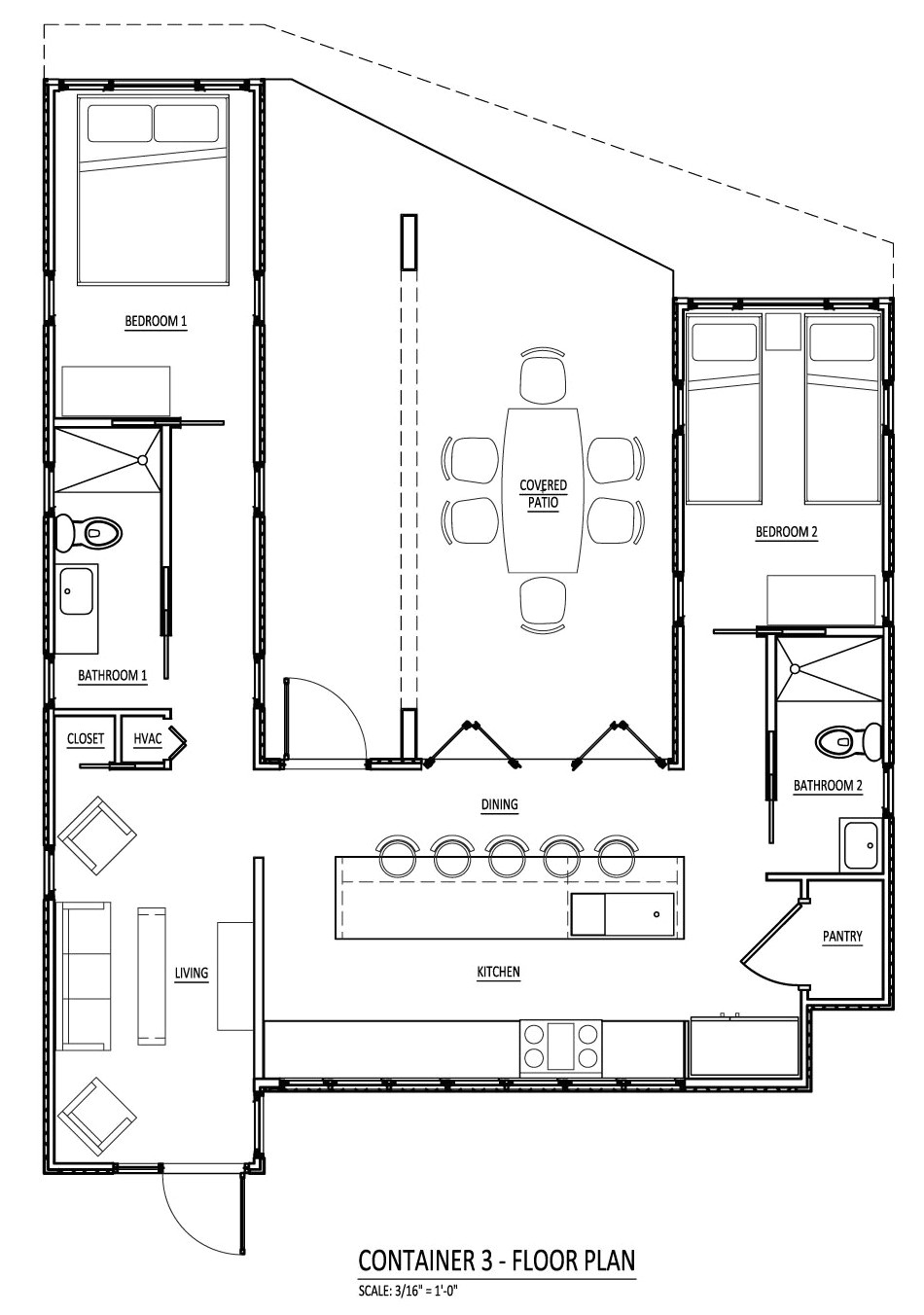 Floor Plans for Container Homes Sense and Simplicity Shipping Container Homes 6