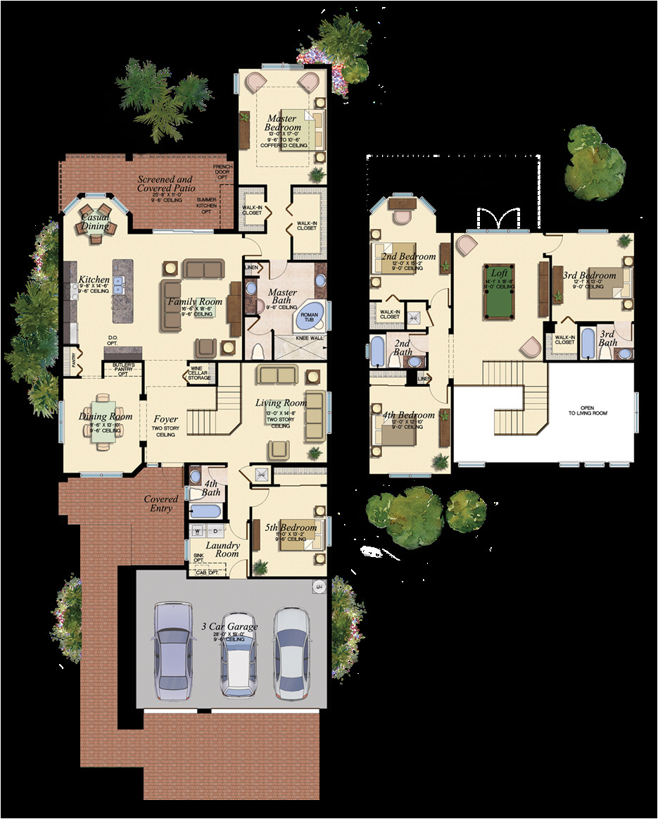 floor plans for florida homes
