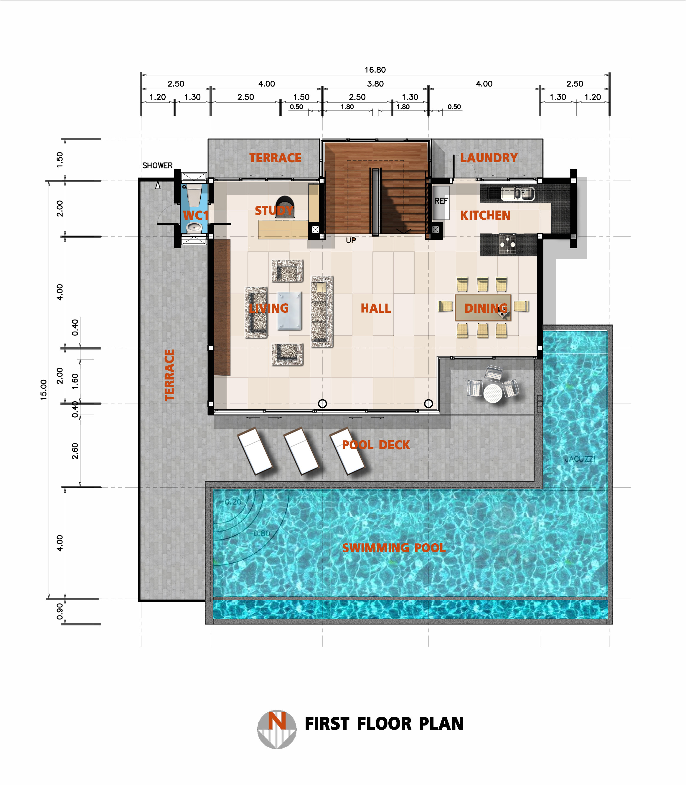 pool floor plans